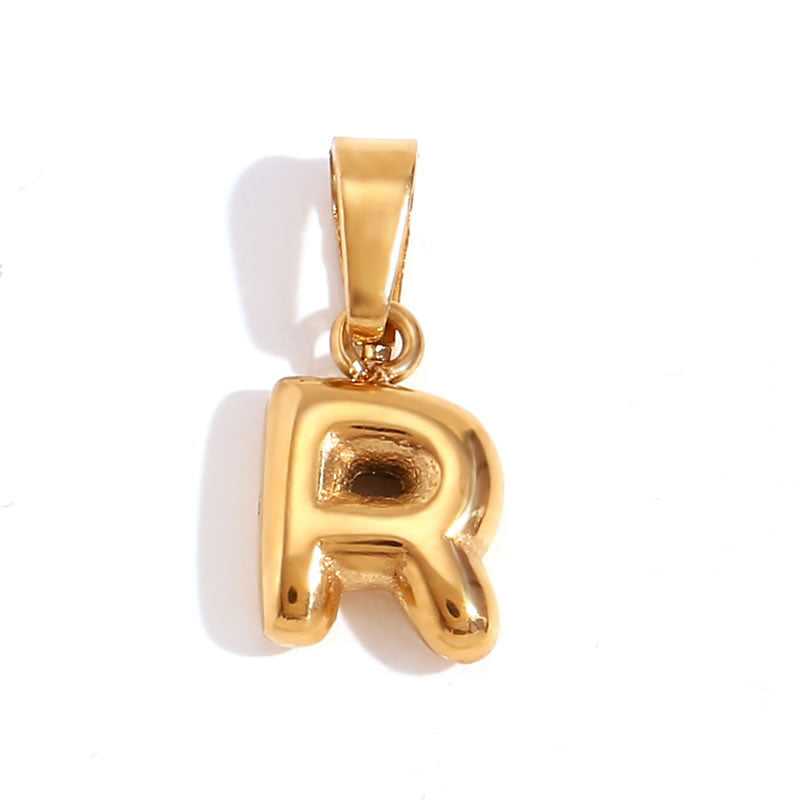 Mini Bubble Letter Necklace