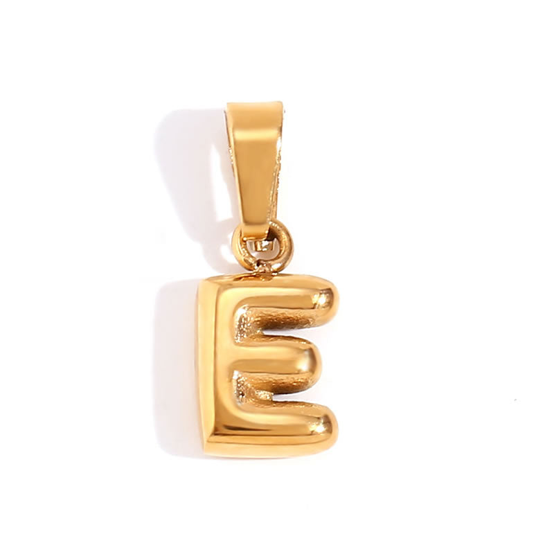 Mini Bubble Letter Necklace